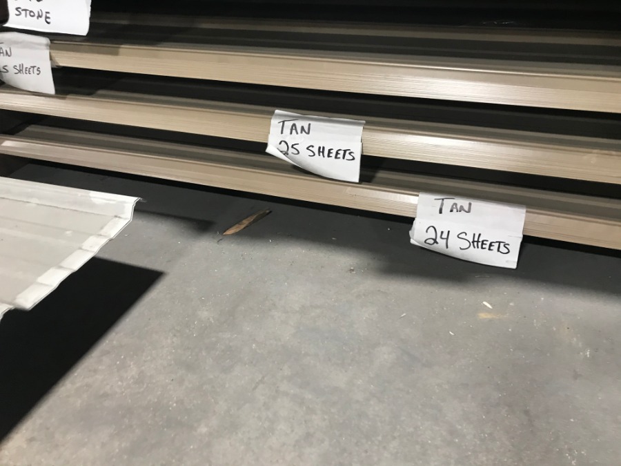 ***Discounted 74-11' Tan panels*** 1.50 per foot Photo ***Discounted 74-11' Tan panels*** 1.50 per foot