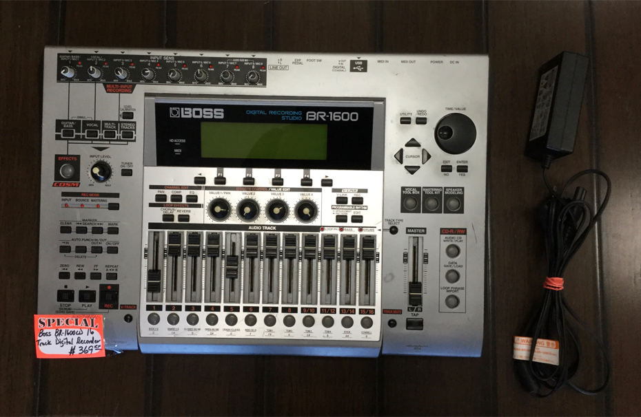 Boss BR 1600cd 16 Track Digital Recording Studio For Sale - ForSale.Plus